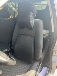 Подушка в авто на сиденье авто для спины под поясницу ортопедическая LZ-38 Black фото от покупателей 3