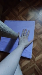 Дряпка для кота Мур-Мяу Стовпчик 37х37х72 см для кішок у джутовій мотузці Бежевий фото від покупців 5