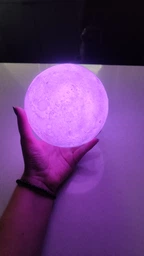 Настольный светильник-ночная луна с пультом 15 см "Magic Moon" 16 цветов фото от покупателей 12