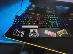 Клавіатура AOC GK500 RGB Outemu Red USB Black (GK500DR2R)