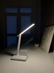 Настольная аккумуляторная LED лампа Desk lamp WHITE (31901IM517)