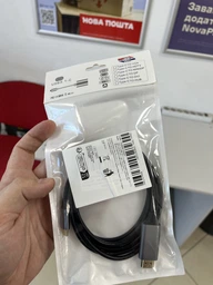Кабель DisplayPort - HDMI 4K 1м в оплетці SmartGo
