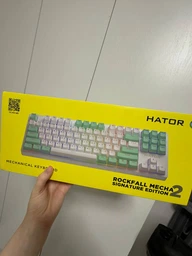 Клавіатура Hator Rockfall 2 Mecha Signature Edition USB Black/Mint/White (HTK-520-BMW)