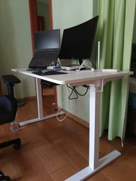 Стол с электрорегулировкой высоты RZTK eDesk 2 1200 х 600 мм Black фото от покупателей 1