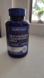 Хондропротектор Earth‘s Creation Glucosamine Chondroitin MSM, 60 таблеток для підтримки суглобів фото від покупців 1