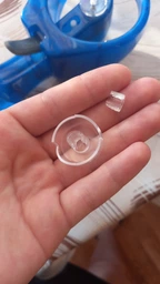 Вентилятор с распылением воды Water Spray Fan портативный 2в1 беспроводной, на батарейках, синий (HP-8333) фото от покупателей 1