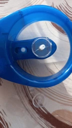 Вентилятор с распылением воды Water Spray Fan портативный 2в1 беспроводной, на батарейках, синий (HP-8333)