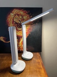 Настільна світлодіодна лампа з акумулятором Quantum ONTARIO QM-TL1040 3W 200lm 3000-5000K USB 5V