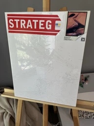 Картина за номерами Strateg ПРЕМІУМ Ніжність поцілунку з лаком та з рівнем розміром 40х50 см (DY419) 4694863