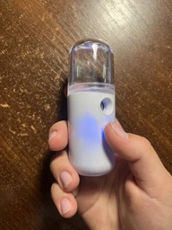 Міні розпилювач зволожувач обличчя та повітря Nano Mist від USB 30 мл Білий фото від покупців 5