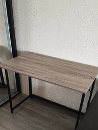 Стіл розкладний Моріс Ferrum-decor 750x1000x600 Чорний метал ДСП Кашемір 16 мм (MORI1013)