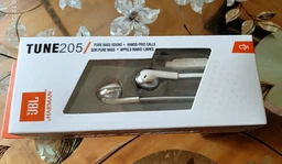 Навушники вкладиші JBL T205 Silver, Срібні (JBLT205CRM)