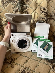 Набір камера Fujifilm Instax Square SQ1, Фотопапір 20шт, Чохол, Фотоальбом 80 фото Блакитний + Фоторамки в подарунок (Подарункове пакування) фото від покупців 1