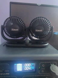 Вентилятор подвійний сферичний 12V 4" (2шв) Elegant (EL 101 552)