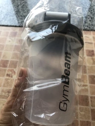 Шейкер Blend Bottle прозоро-чорний 400 мл - GymBeam Accessories