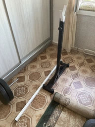 Стойки под штангу 40х40 мм А005 Черно-белые Hardcore GYM фото от покупателей 1
