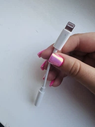 Переходник для наушников с Lightning на 3.5 mm Аудио адаптер для iPhone на AUX фото от покупателей 17