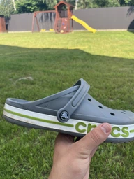 Мужские кроксы Crocs Bayaband Clog 205089-066 41-42 (M8/W10) 26 см Black/White (8873506200302)
