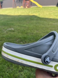Мужские кроксы Crocs Bayaband Clog 205089-066 41-42 (M8/W10) 26 см Black/White (8873506200302) фото от покупателей 1