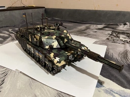 Деревянный 3D Пазл-Конструктор 58 см / 1052 шт “Танк CHALLENGER 2” (04107) THEGRAVIX
