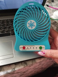 Настольный вентилятор Portable Fan белый (FMV148) фото от покупателей 10