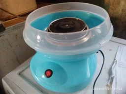 Аппарат для приготовления сахарной сладкой ваты в домашних условиях Cotton Candy Maker (Розовый) фото от покупателей 3