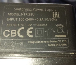 Кабель перетворювач конвертер USB - DC 9V 5.5 x 2.1mm