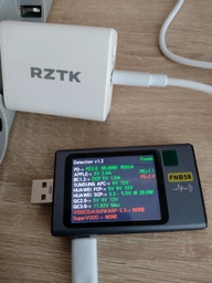 Зарядний пристрій RZTK GaN2 65W USB-A (QC4.0) USB-C (PD3.0) + кабель USB-C 100W Black фото від покупців 3