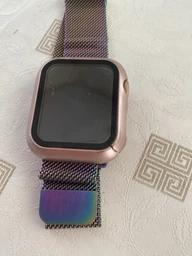 Чохол із захисним склом Protective Cover with Glass для Apple Watch 40mm rose gold