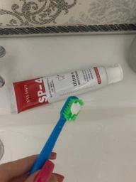 Зубна відбілююча паста YAYASHI SP-4 Ultra+Whitening red 120 мл | для чутливих зубів | пробіотична | свіже дихання | щоденний догляд фото від покупців 3