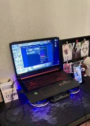 Охолоджуюча підставка для ноутбука GamePro CP770 Black фото від покупців 19
