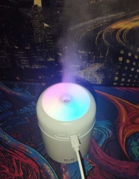 Портативный ультразвуковой увлажнитель воздуха 300 мл с LED подсведкой два режима распыления Axacam LF-300L Pink фото от покупателей 1