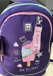Рюкзак шкільний Kite So Sweet 38x28x16 см Фіолетовий (K24-700M-6) фото від покупців 1