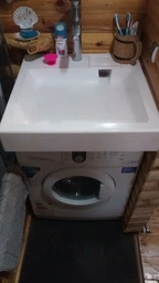 Раковина над пральною машиною GRANADO Marlin White Gel