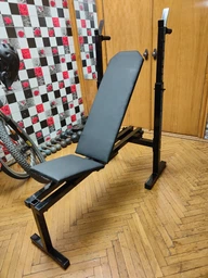 Скамья для жима со стойками та брусья Рома А563 Hardcore GYM