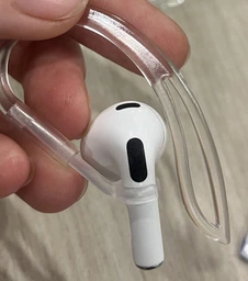 Силиконовые держатели для беспроводных наушников AirPods / ушные крючки, прозрачные (86004676) фото от покупателей 2