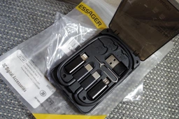 Кабель Type-C to Type-c 3A Essager перехідники Lightning / microUSB / Type-C швидке заряджання, передача данних, підставка для телефона (6 в 1) фото від покупців 8