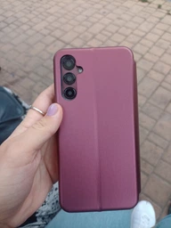 Чохол книжка Elite для Samsung Galaxy A24 та M34 (A245 та M346) магніт wine-red фото від покупців 1