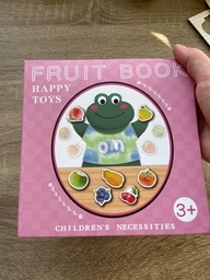 Магнітна книга пазл Фрукти Розвиваюча Іграшка Монтессорі Natura Puzzle 27 видів (SC03) фото від покупців 2
