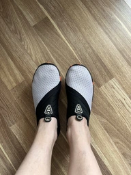 Аквашузы женские VelaSport (Размер 38-39) тапочки для моря, Стопа 24,1-25,2 см. Унисекс обувь Коралки Светло серые фото от покупателей 1