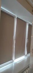 Рулонна штора термо 060 блекаут DecoSharm 54x170 см Помаранчевий