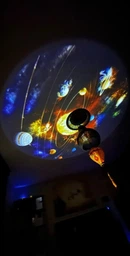 Cветильник ночник, лазерный проектор звёздного неба, галактики, Globe Galaxy Projector White (00-0001296) фото от покупателей 4
