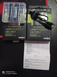 Аккумулятор Verico AA USB Type-C 1700mAh 1.5V Li-ion * 2 (LoopEnergy) (1UDBT-A1WEA2-NN)