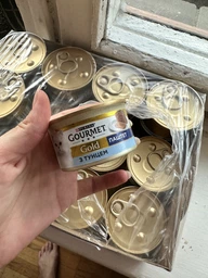 Упаковка влажного корма для кошек Purina Gourmet Gold Паштет с тунцом 24 шт по 85 г фото от покупателей 6