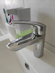 Cмеситель для умывальника однорычажный GROHE Eurosmart черный латунь с донным клапаном 332652433 фото от покупателей 2