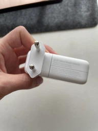 Перехідник IEC C7 - EU для блоків живлення Apple White (2000985553445) фото від покупців 1
