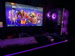 Игровая поверхность с подсветкой INTEKO 300х800х4мм RGB черный фото от покупателей 7