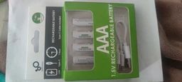 Акумуляторні батарейки акумулятори ааа пальчикові 1.5 v з роз'ємом usb type c 500mAh 750mWh 4 штуки літій-іонний акумулятор перезарядний багаторазовий Smartoools фото от покупателей 3
