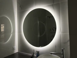 Зеркало L Ванкувер с LED подсветкой (400х400) фото от покупателей 7