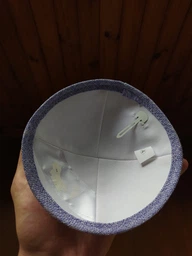 Кипа льняная фиолетовая